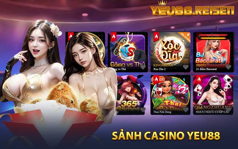 Sảnh Casino Yeu88